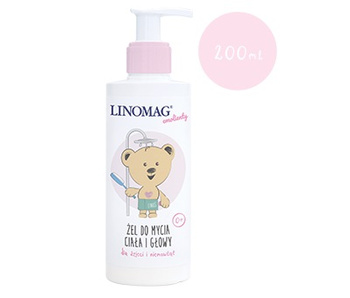 LINOMAG Żel do mycia ciała i głowy 200 ml
