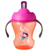 Tommee Tippee Bidon ze słomką niekapek Kosmonautka 230ml 6m+ pomarańczowy