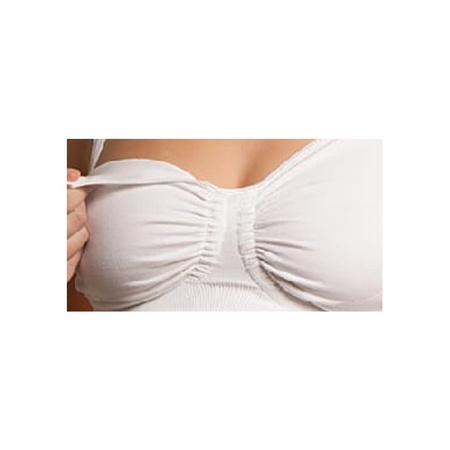 Carriwell bezszwowy biustonosz GelWire 3100 z żelową fiszbiną, biały rozmiar S