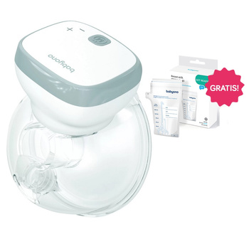 Babyono Laktator muszlowy SHELLY elektryczny - bez użycia rąk