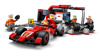 Lego 60443 City F1 Pit stop i mechanicy z bolidem Ferrari