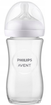 Philips Avent Butelka Szklana Natural Responsywna 240 ml 0m+ SCY933/01