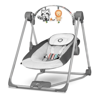 Lionelo Leżaczek bujaczek Otto Cozy Grey