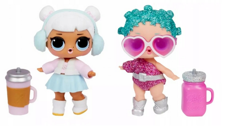 MGA L.O.L. Surprise Lalki Disco Cosmic Nova i Snowlicious