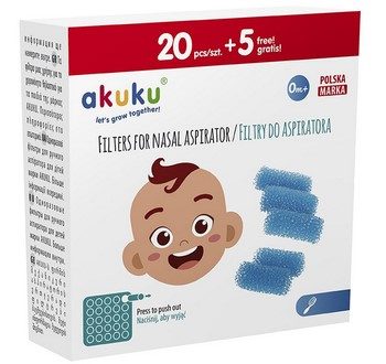 Filtry higieniczne jednorazowego użytku do aspiratora marki AKUKU