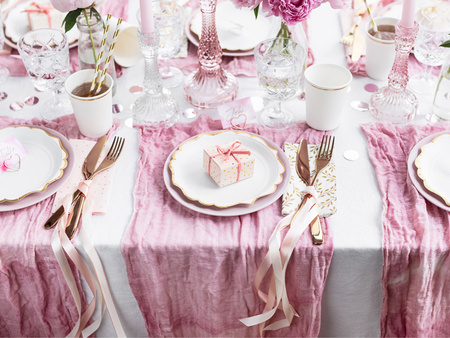 Pudełeczka Kropki, jasny różowy, 6x3.5x5.5cm (1 op. / 10 szt.)