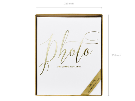 Album na zdjęcia Precious moments, 20x24,5cm, biały, 22 kartki