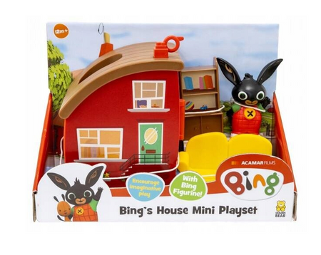 Bing Mini domek Binga + mebelki i figurka Binga