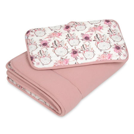 Babymatex Kołderka i Poduszka 80x100 + 30x40 Muślin Desig