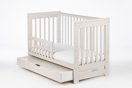 DREWEX Łóżeczko tapczanik EVA Cashmere + szuflada