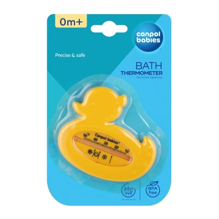 Canpol babies Termometr do kąpieli Kaczuszka Żółta