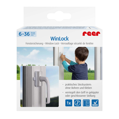 REER Zabezpieczenie klamki okna, drzwi balkonowych