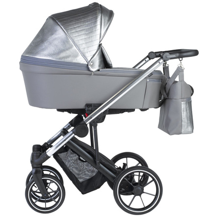 Natoni Jimmy SE Wózek dziecięcy 2w1 Steel Silver