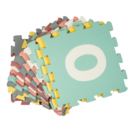 Smily Play Mata piankowa pastelowa CYFRY