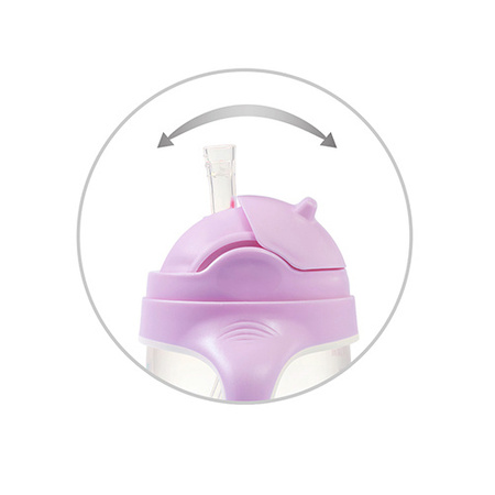 Babyono Kubek niekapek z obciążoną słomką