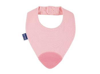 Chicco Śliniaczek-gryzaczek 2m+ Różowy
