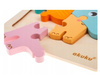 Akuku Puzzle drewniane Słoń, 5 elementów