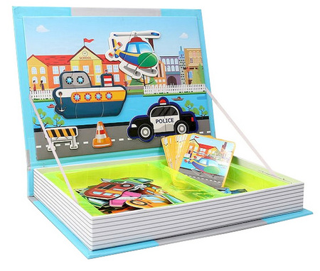 Smily Play Pojazdy układanka magnetyczna