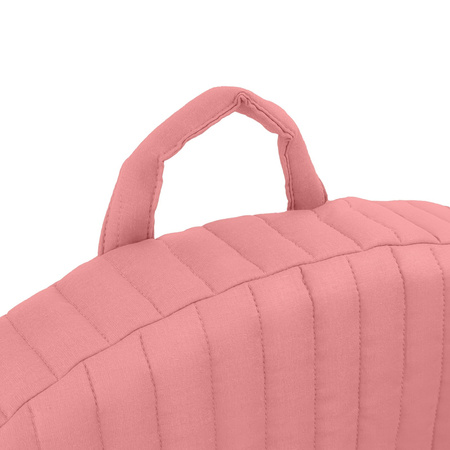 Albero Mio Fotelik pikowany pasy herbaciana róża