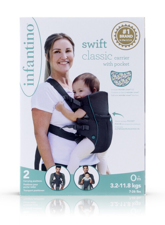 Infantino Nosidełko klasyczne z kieszonką 300105