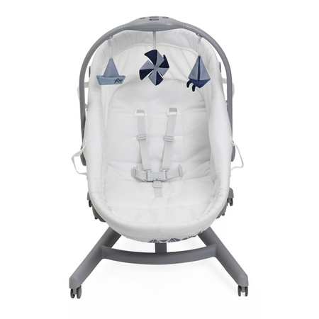 Chicco Baby Hug Pro 5w1 White Cream + materacyk i prześcieradło