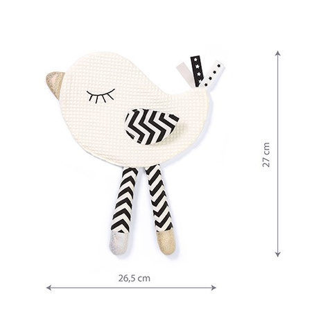 Babyono Przytulanka - szeleścik LITTLE BIRDIE BLINK & SMILE