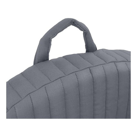 Albero Mio Fotelik pikowany pasy Grafit