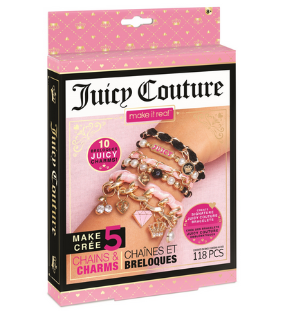 Make It Real Zestaw do tworzenia bransoletek Juicy Couture Chains & Charms 4431