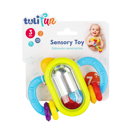 Tuli Fun Zabawka Sensoryczna - Grzechotka Lustrzana