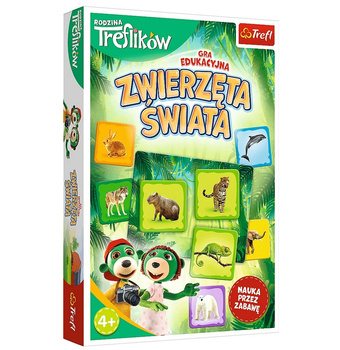Gra Trefl Zwierzęta Świata Rodzina Treflików