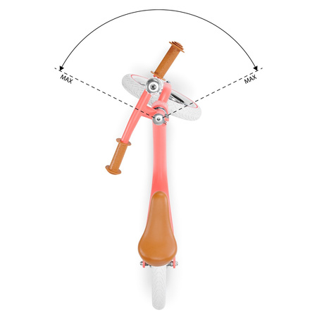 Rower biegowy Kinderkraft Rapid Magic Coral/Koralowy