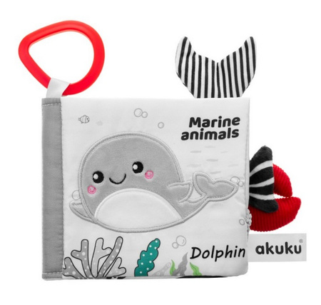 Akuku Książeczka sensoryczna, zwierzęta morskie