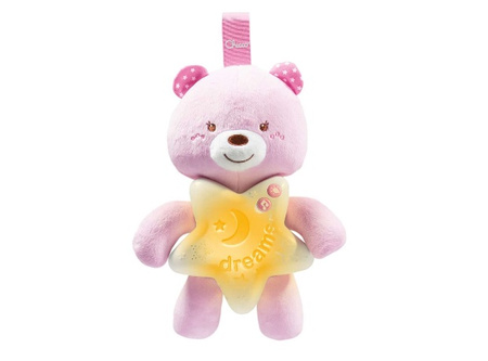 Miś na dobranoc First Dreams, Pink Chicco (różowy)