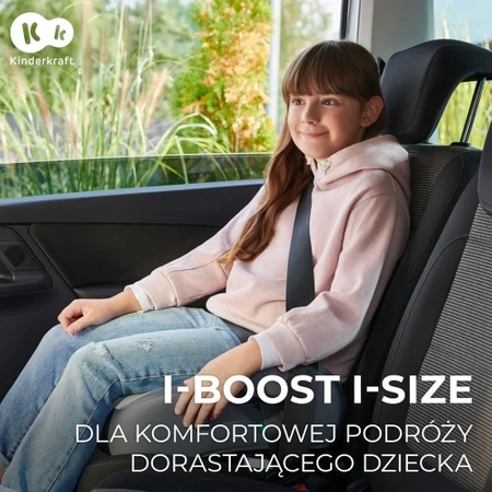 Kinderkraft Podstawka samochodowa I-BOOST I-Size Pink