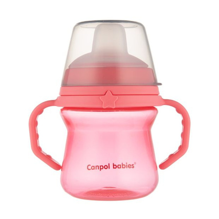 Canpol babies Kubek z silikonowym ustnikiem FirstCup 150 ml