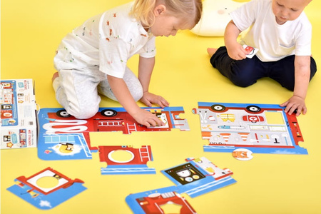 CzuCzu - Puzzle z dziurką. Wóz strażacki