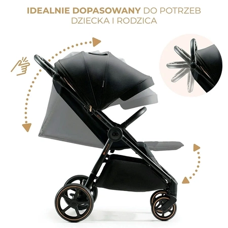 Kinderkraft Wózek spacerowy Mitzy Ink Black + Torba