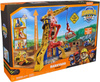 Spin Master Psi Patrol Rubble i jego Ekipa Rubble&Crew Bark Yard Crane Tower Duży zestaw Dźwig 60cm żółty Buldożer z figurką i piaskiem kinetycznym