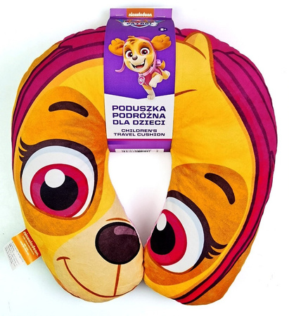 Psi Patrol - Skye Zagłówek poduszka podróżna do fotelika samochodowego