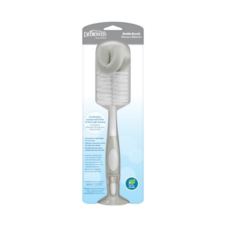 Dr Browns Szczotka do czyszczenia butelek szara
