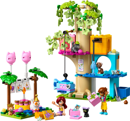 Lego 42666 Friends Kocie przyjęcie urodzinowe i domek na drzewie