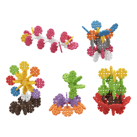 Marioinex Mini Waffle Kola konstrukcyjne 200 el.