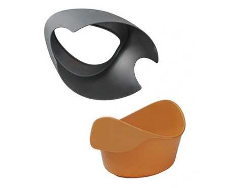 Tega Baby Nocnik Teggi Grafitowy/musztardowy