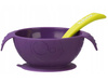 B.Box Silikonowa miseczka z przyssawką i łyżeczką fiolet