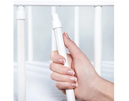 KLUPŚ Łóżeczko FRANK biały, 120x60 cm