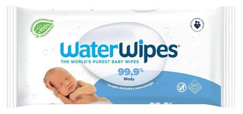 WaterWipes, Chusteczki nasączane czystą wodą, 60 szt.