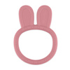 PETITE&MARS Gryzak silikonowy Bunny Dusty Rose 0m+