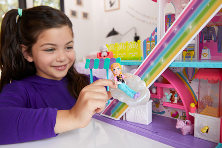 Mattel Polly Pocket Tęczowe centrum handlowe zestaw HHX78
