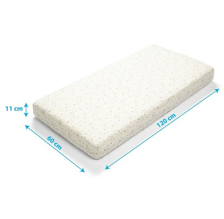 Babyono Bambusowe prześcieradło z gumką do łóżeczka, FOREST 60x120 749/01