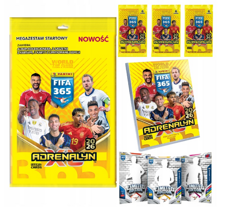 Panini Mega zestaw startowy Fifa 365 Adrenalyn XL 2026